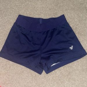 VARSITY SPIRIT cheerleading practice shorts.